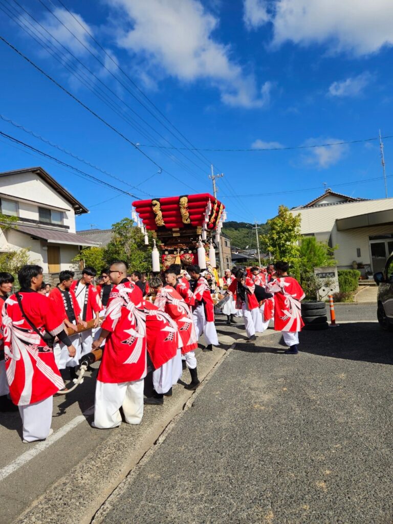 秋祭り　ちょうさ　白羽神社