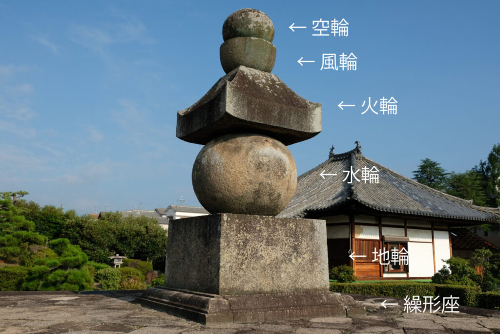 西大寺奥ノ院五輪塔　奈良県奈良市　五輪塔